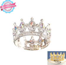 torta dekor KRUNA MISS 8 cm - Metal - Srebro Duga
